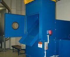 Absauganlage inkl. einer Ballenpresse für Papierabfälle / Extraction system with a baling press