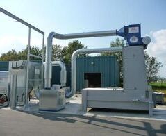 Absauganlage für Etiketten und selbstklebendes Material / Extraction system for self-adhesive label