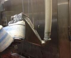 Mehlstaubabsauganlage / Flour dust extraction system