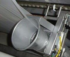 Randstreifenabsauganlage für Folie / Extraction system for edge strip of interlayer / Extraction system for edge strip of interlayer