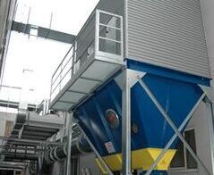 Absauganlage für Kunststoffverpackungen an zehn Tiefziehmaschinen / Extraction system for plastic packaging in 10 thermoforming machines