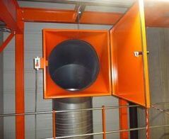 Kartonagenentsorgungsanlage / Cardboard waste disposal facility