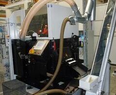 Absauganlage für Messingspäne / Extraction system for brass chips