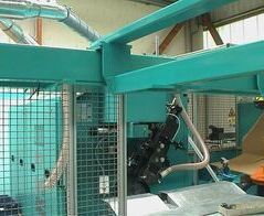 Absauganlage für Kupferspäne / Extraction system for copper chips