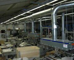 Extraction system for plastic vapor