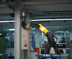 Extraction and waste disposal system for plastic chips