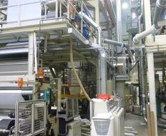 Extraction system for edge strip