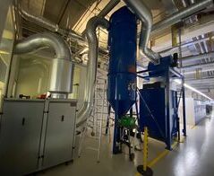 Suction and disposal system for display films