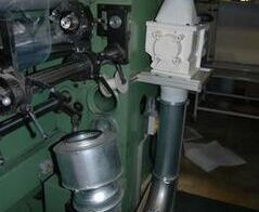 Extraction system for film edge strips