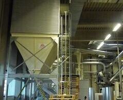 Extraction system for film edge strips