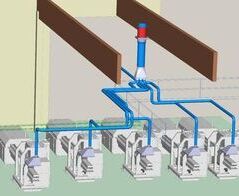 Infrared heat extraction system for disinfection of bread slicers