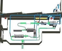 Extraction of peeling machines for the mutual separation of the white rectangular loaves of bread crust