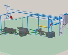 Extraction of peeling machines for the mutual separation of the white rectangular loaves of bread crust