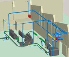 Extraction of peeling machines for the mutual separation of the white rectangular loaves of bread crust