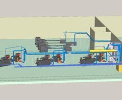 Extraction for 6 slicer (bread slicers) with recycling system