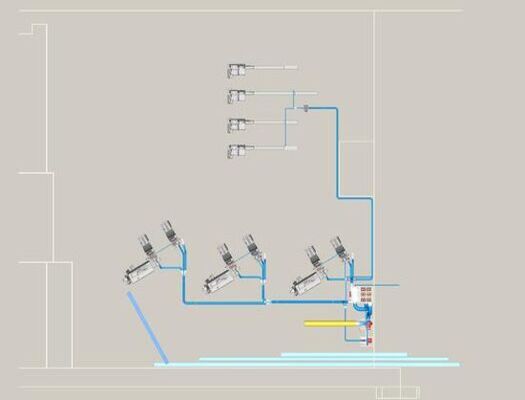 Extraction for 6 slicer (bread slicers) with recycling system