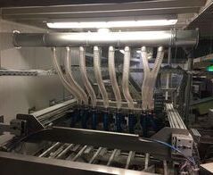 Extraction for 2 longitudinal section lines for rolls and bread