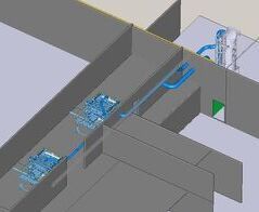 Extraction for 2 longitudinal section lines for rolls and bread