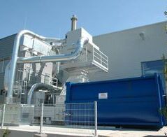 Suction and disposal system to a punching machine for cardboard