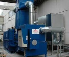 Extraction and disposal facility for cartons with cardboard shredder