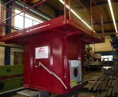 Stationary compaction plants