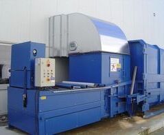 Stationary compaction plants