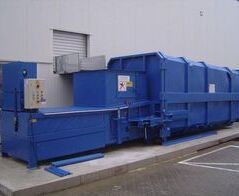 Stationary compaction plants